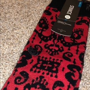 STANCE - red and black men’s socks.